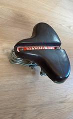 Vintage lederen Lepper HYGIA no1 Zadel fietszadel leer veer, Ophalen of Verzenden