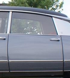 Citroën DS Pallas: dunne sierstrip achterportier boven, Verzenden, Links, Citroën, Deur