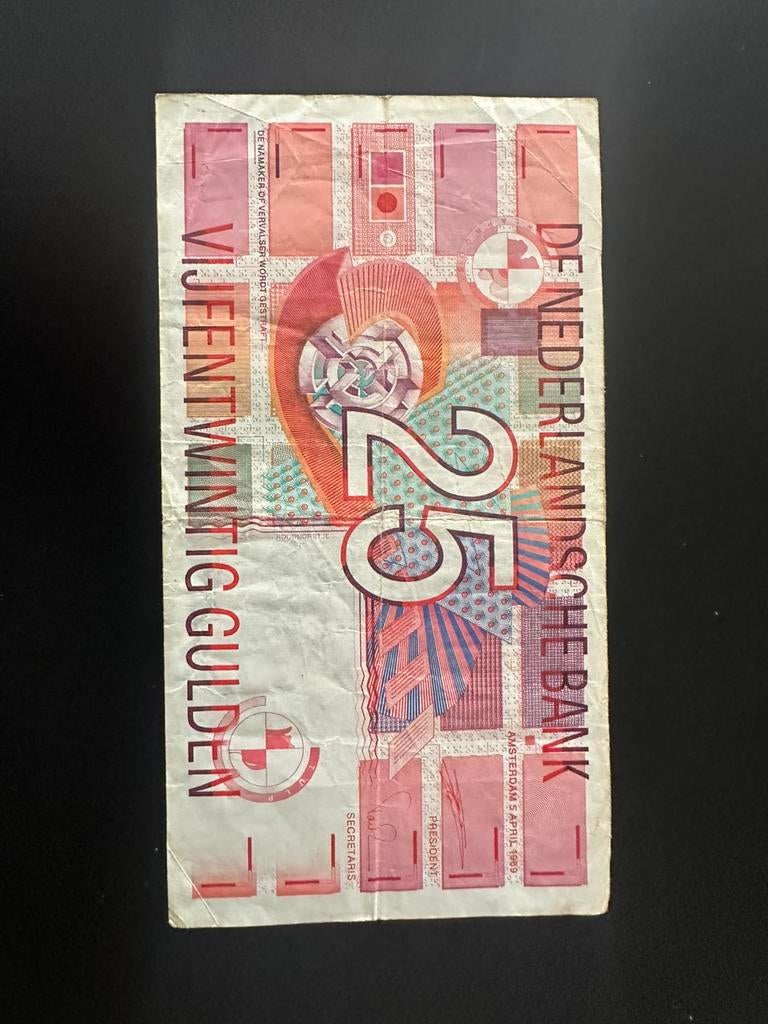 Briefje van 25 gulden, Verzenden, Zuid-Amerika