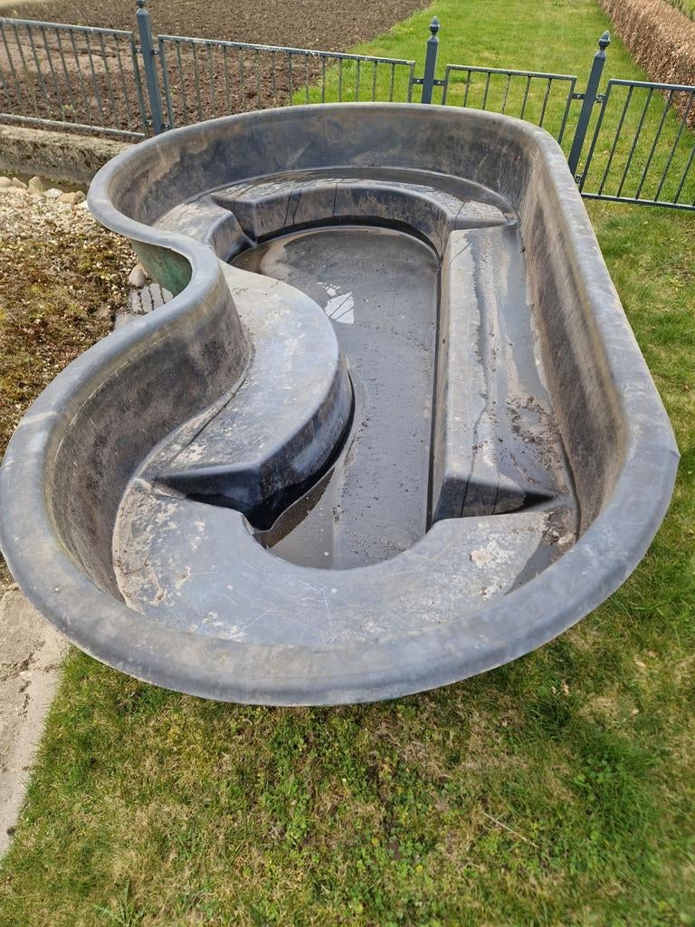 Polyester vijver - Gebruikt, Ophalen, Gebruikt