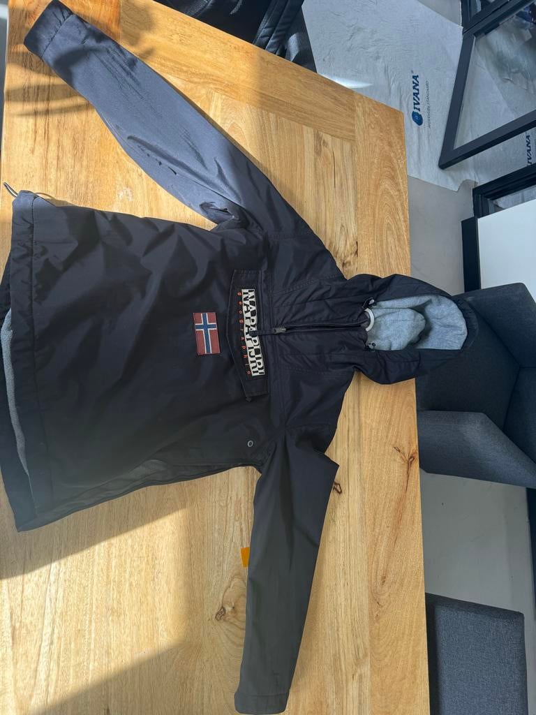 Napapijri jas zwart maat S, Ophalen of Verzenden, Zo goed als nieuw, Maat 46 (S) of kleiner, Zwart