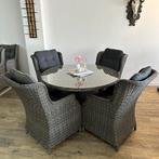 Ronde Tuinset 120 cm – ZGAN – 4 stoelen TWV €1450,-
