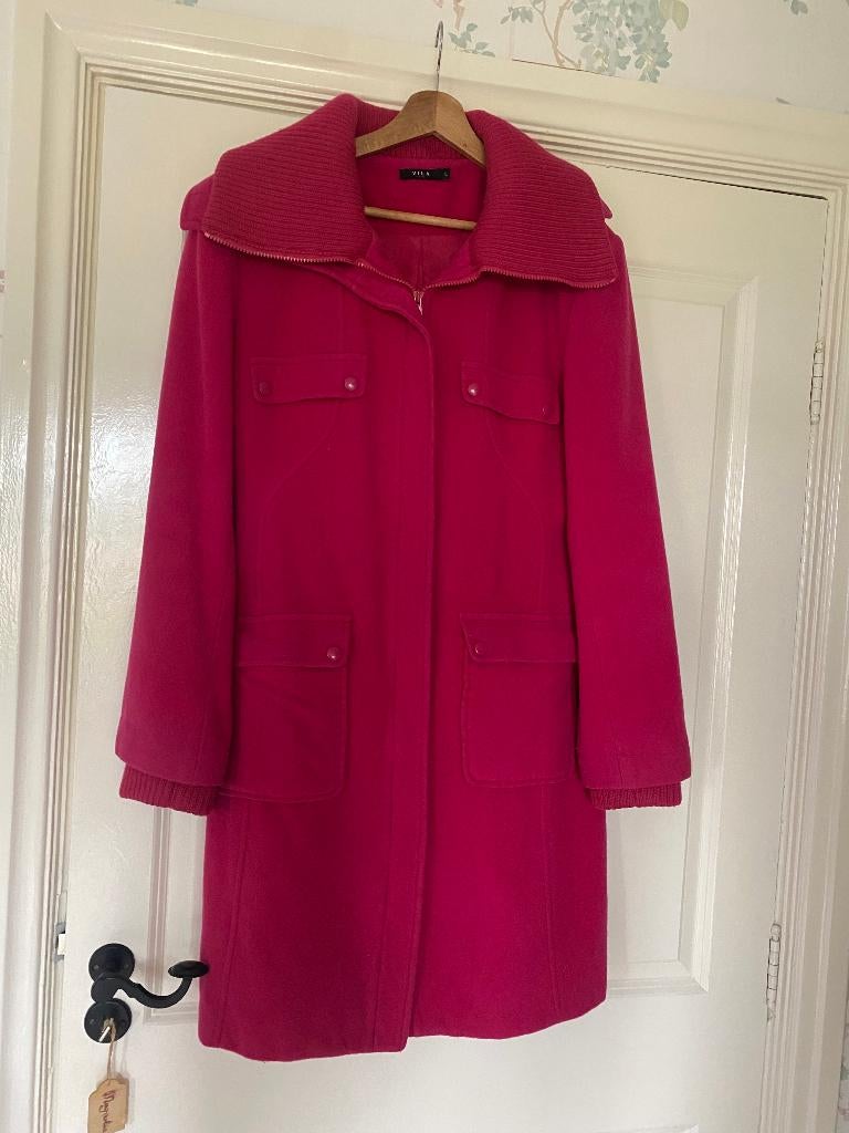 dames winterjas, Ophalen, Vila, Zo goed als nieuw, Roze