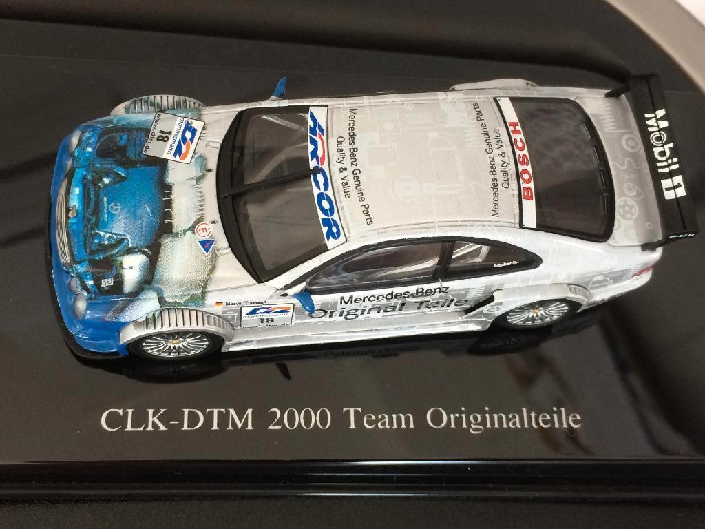 Mercedes W208 CLK / DTM 2000 M. Tieman 1/43, Ophalen of Verzenden, Zo goed als nieuw, Auto, MiniChamps