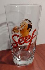 Seef Bier Glazen Antwerpen 33cl M23. (B1), Ophalen of Verzenden, Zo goed als nieuw, Glas of Glazen, Overige merken