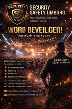 Wij zijn op zoek na horeca en evenementen beveiligers, Overige vormen, Overige uren, Vanaf 1 jaar, Overige niveaus