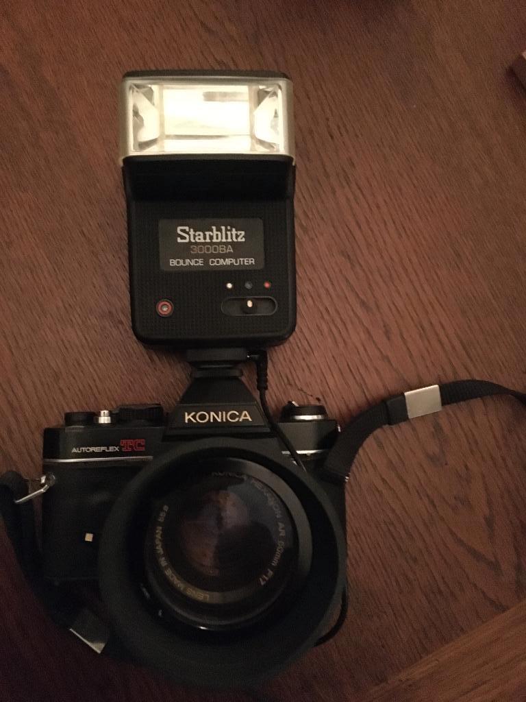 foto toestel  Konica, Ophalen of Verzenden, Gebruikt, Spiegelreflex, Konica