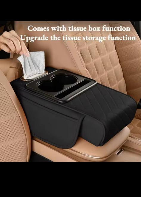 Luxe Universele Auto Armsteun Console met Bekerhouders & Tis, Verzenden, Nieuw