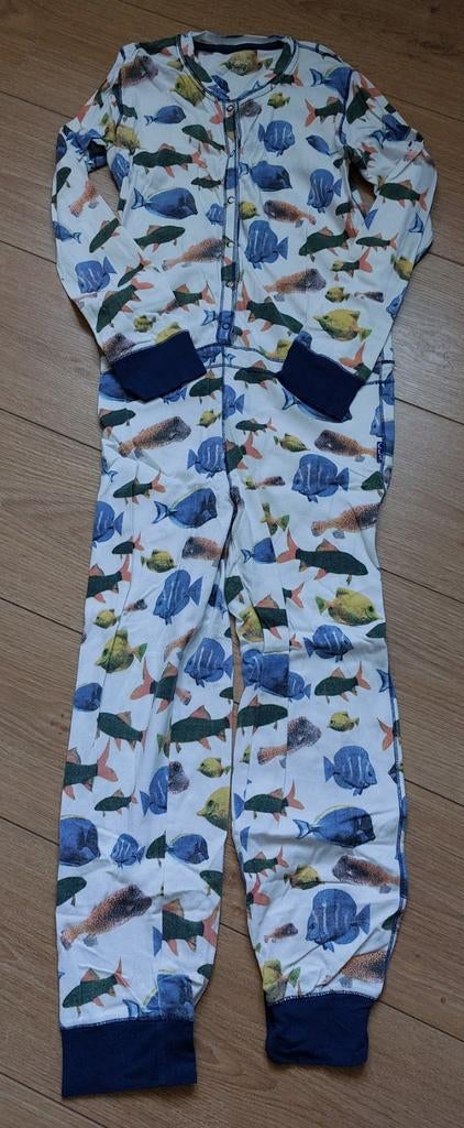 Claesens pyjama onesie maat 140 146 vissen, Claesens, Nacht- of Onderkleding, Jongen of Meisje, Ophalen of Verzenden