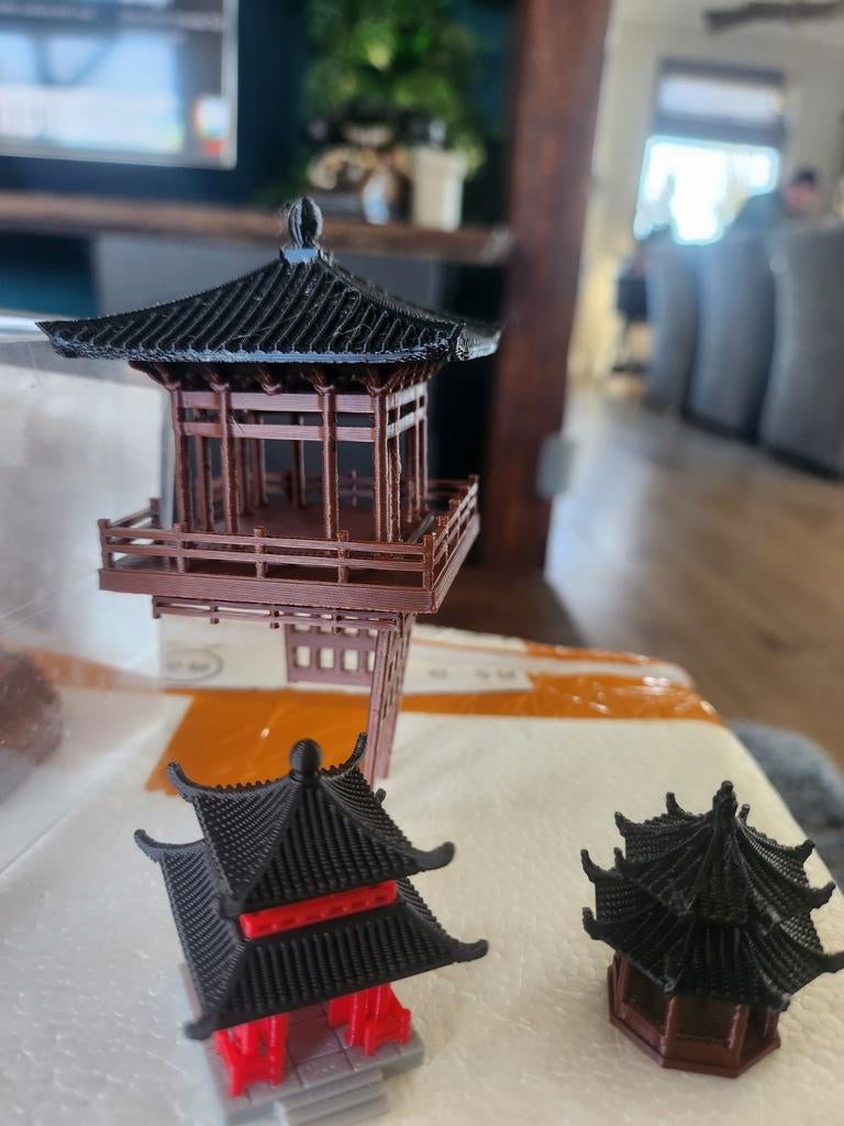 Miniatuur Chinese tempels/hutjes voor modelbouw, Overige merken, 1:50 of kleiner, Overige typen, Nieuw