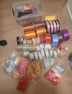 Diverse soorten en kleuren lint - Opruiming, Hobby en Vrije tijd, Ophalen of Verzenden, Gebruikt, Materiaal