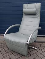 Jori Mensana Relaxfauteuil/Fauteuil Groen Leer Design, Huis en Inrichting, Fauteuils, Ophalen, Gebruikt, Leer, 50 tot 75 cm