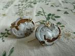 Vintage Gouden Camee oorbellen, Ophalen of Verzenden, Goud, Goud