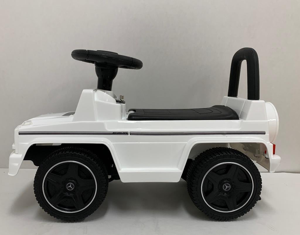 Mercedes G63 AMG loopauto Wit met USB en AUX input NIEUW, Ophalen of Verzenden, Nieuw, Overige typen, Met wieltjes