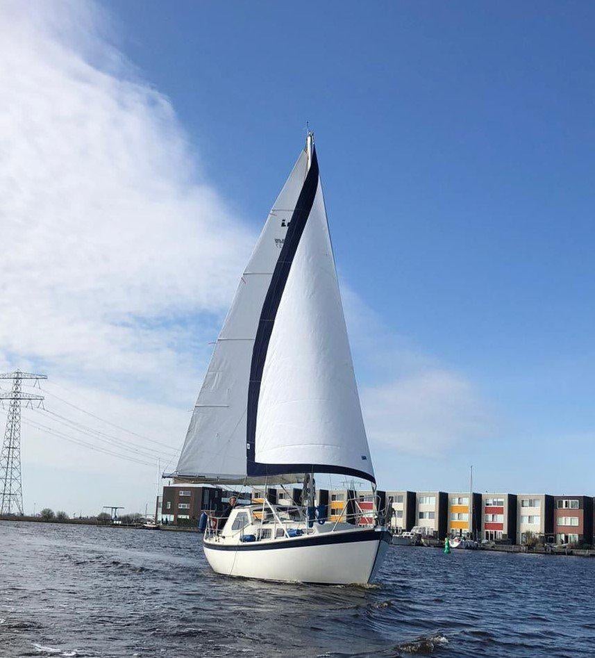 zeilboot zeiljacht kajuitboot kajuit  LM 27, Watersport en Boten, Ophalen, Gebruikt, Diesel, Tourjacht of Cruiser