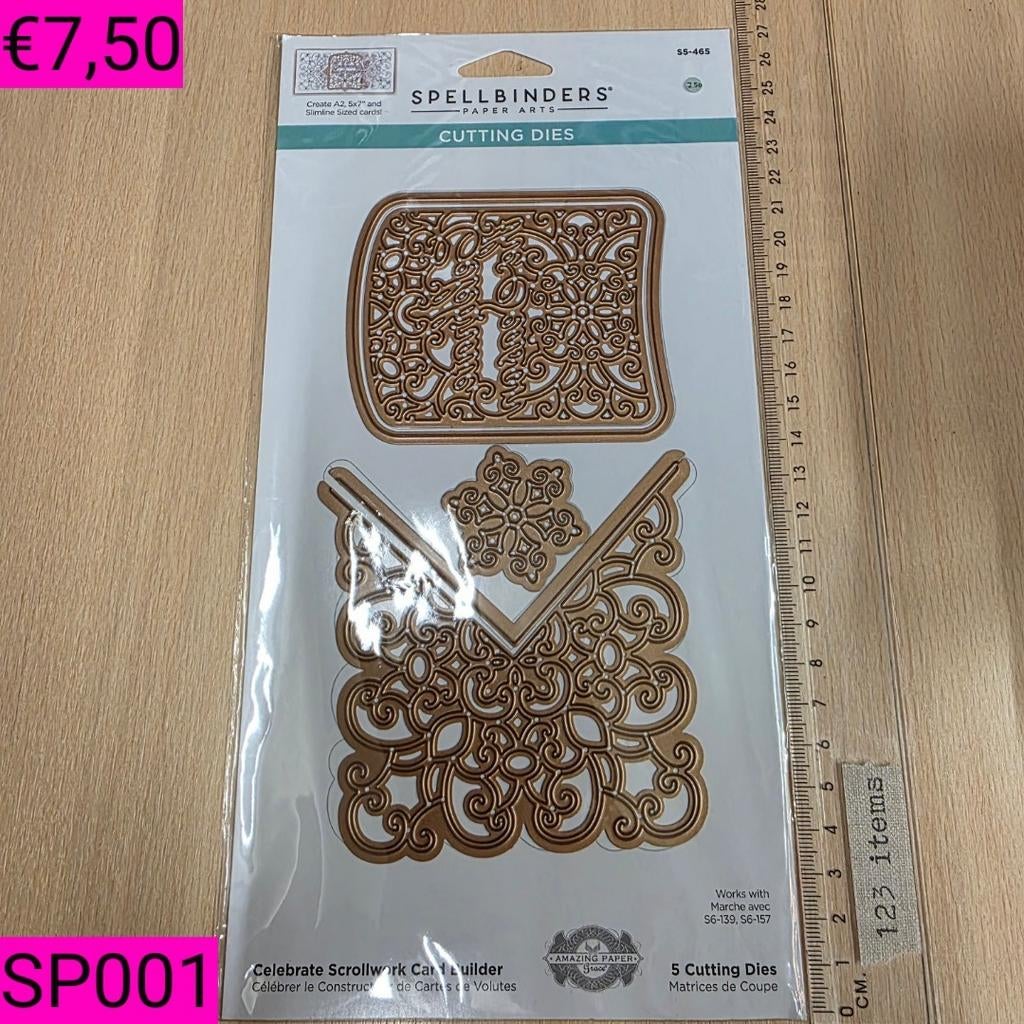 Snijmallen Spellbinders deel 1, Hobby en Vrije tijd, Scrapbooking, Zo goed als nieuw, Frame of Mal, Ophalen of Verzenden