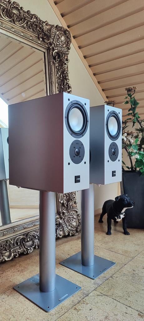 Canton Karat M30 DC 'Bookshelf' - Silver Grey + Norstone., Overige merken, Ophalen of Verzenden, Zo goed als nieuw, 120 watt of meer