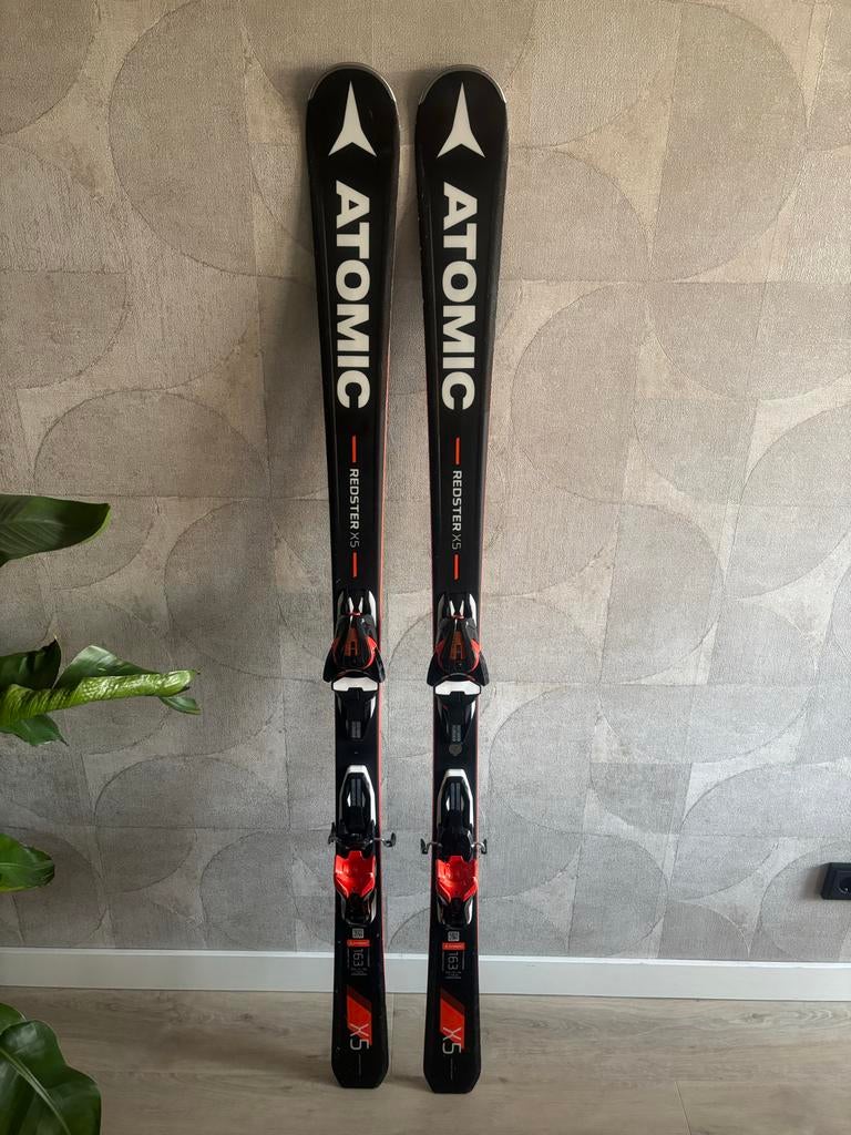 Atomic X5 Redster heren ski's, maat 163, Sport en Fitness, Skiën en Langlaufen, Ophalen, 160 tot 180 cm, Gebruikt, Atomic