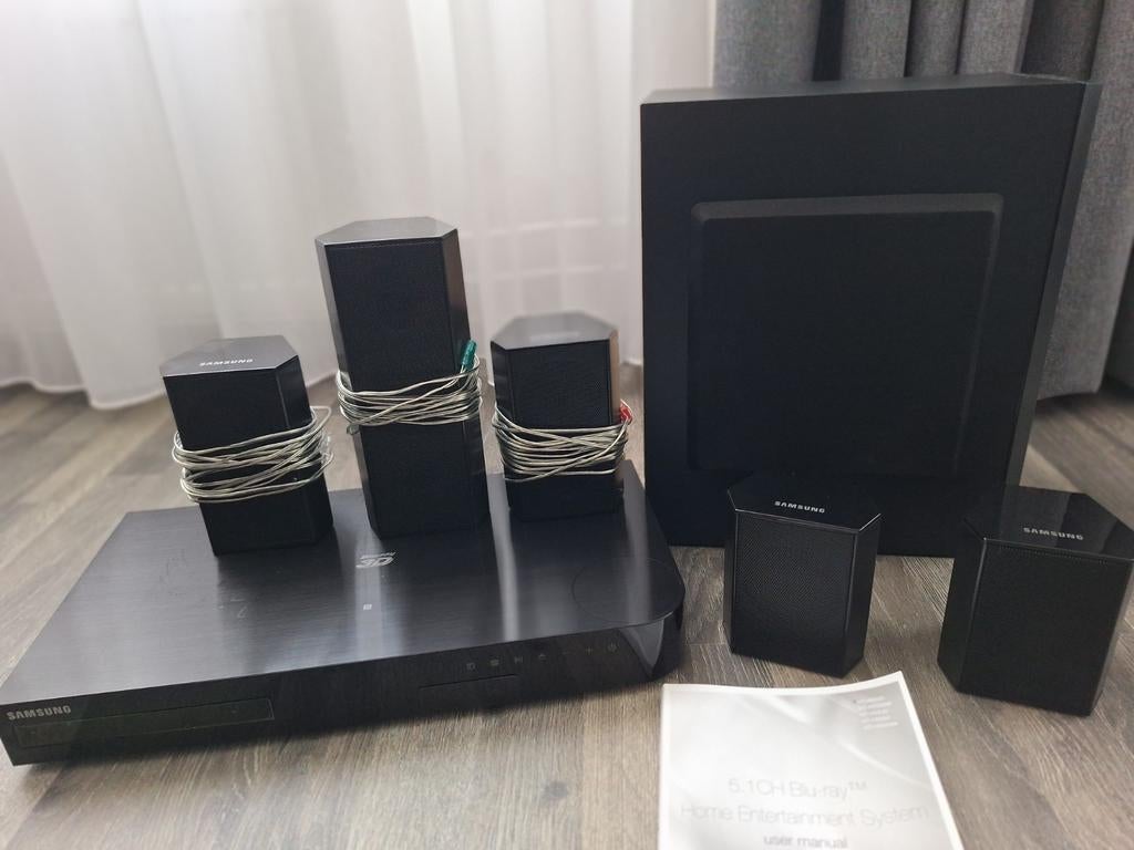 Samsung HT-H5500 5.1 Home Cinema Set met 3D Blu-ray, Ophalen, 70 watt of meer, Overige merken, Blu-ray-speler