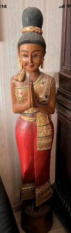 Houten tempelwachter 155 groot, Ophalen of Verzenden, Zo goed als nieuw