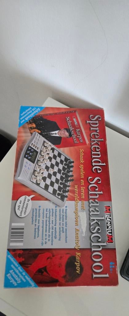 Sprekende Schaakschool - Schaakbord Computer, Gebruikt, Een of twee spelers, Reisspel, Technum