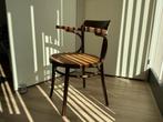 Antieke Thonet stoel met armleuningen en los kussen, Ophalen of Verzenden