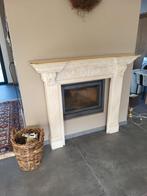 Houten brocante schouw, Ophalen, Vrijstaande haard, Overige soorten