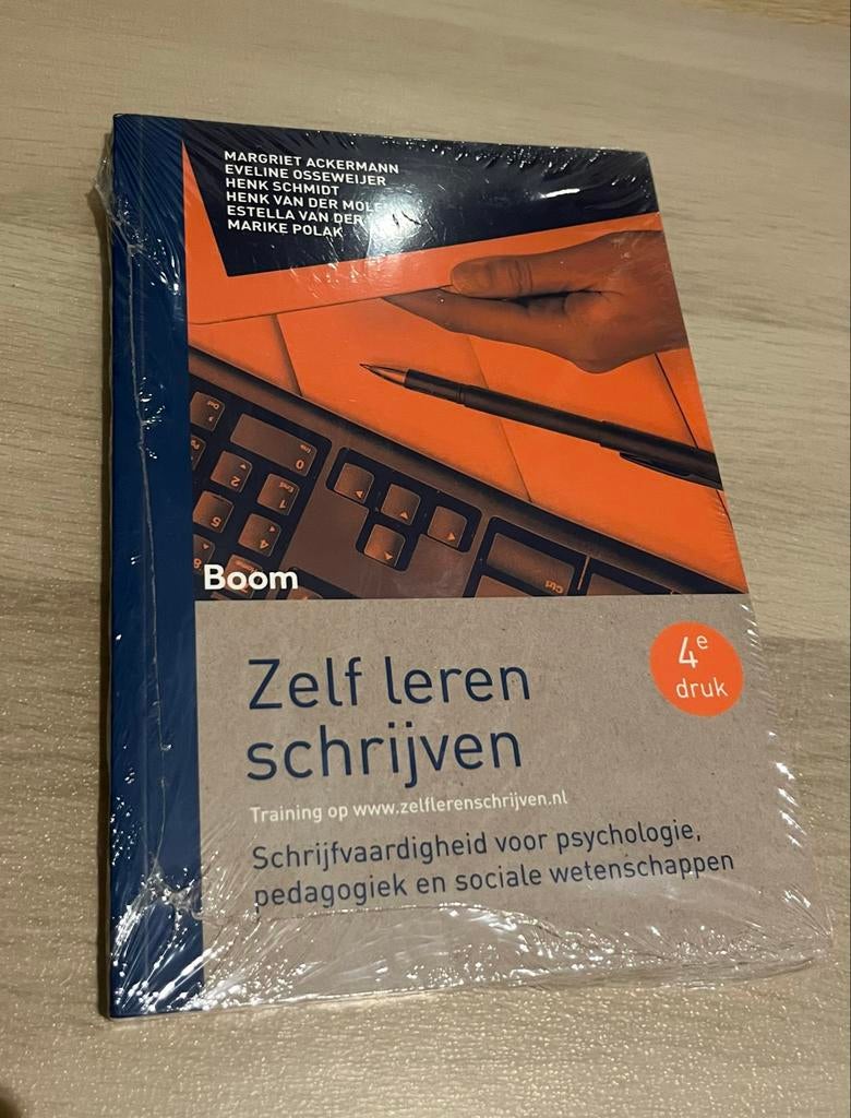 Zelf leren schrijven - 4e druk, Boeken, Studieboeken en Cursussen, Ophalen of Verzenden, Gamma, Nieuw, WO