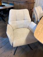 Luxe eetkamerstoel beige, Ophalen, Nieuw, Overige kleuren, Vijf, Zes of meer stoelen
