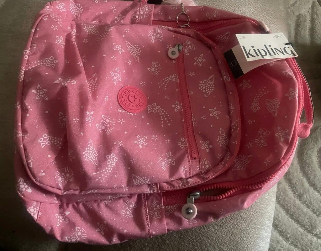 Kipling tas met het lebel ik heb het voor €124€ gekocht., Ophalen of Verzenden, Nieuw, Rugtas