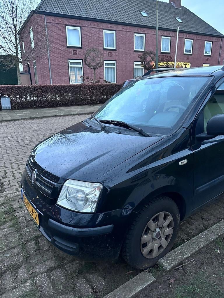 Fiat Panda 1.2 44KW 60PK 2009 Zwart, Voorwielaandrijving, 1242 cc, Zwart, Origineel Nederlands