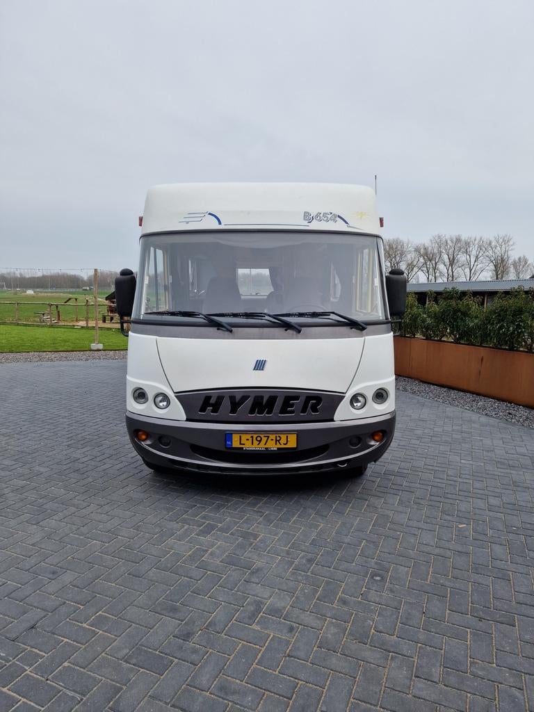 Hymer camper 2002, Caravans en Kamperen, Campers, Particulier, tot en met 5, Integraal, Hymer, Fiat, Diesel, Handgeschakeld, L-zit
