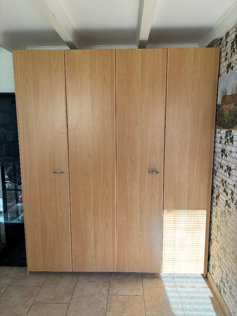 kantoor plankenkast met harmonicadeuren, Ophalen, Gebruikt