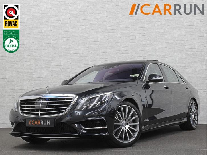 Mercedes-Benz S-Klasse 500 e Lang AMG-Line | Rear-Seat Enter, Auto's, Mercedes-Benz, Bedrijf, Te koop, S-Klasse, 360° camera, Achteruitrijcamera