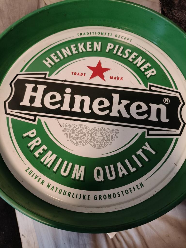 Vintage Heineken dienblad - Premium Quality, Ophalen, Gebruikt, Gebruiksvoorwerp