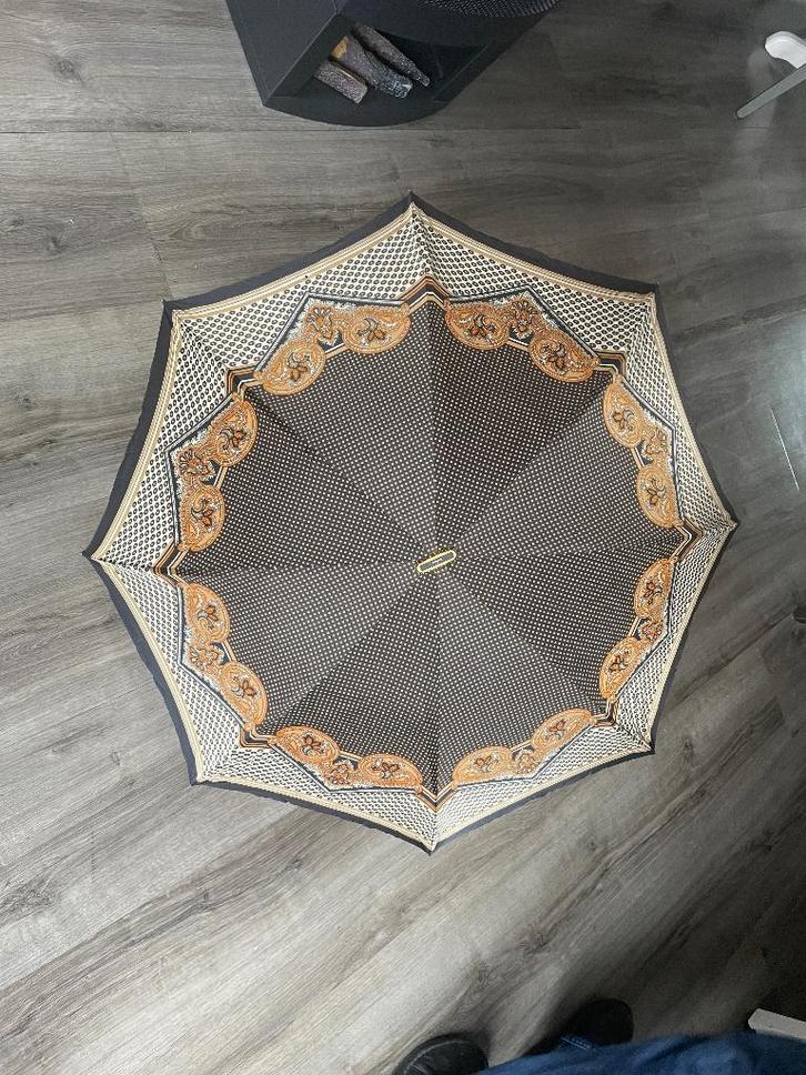 KNIRPS PARAPLU in bruintinten - WD014, Sieraden, Tassen en Uiterlijk, Paraplu's, Gebruikt, Bruin, Ophalen of Verzenden