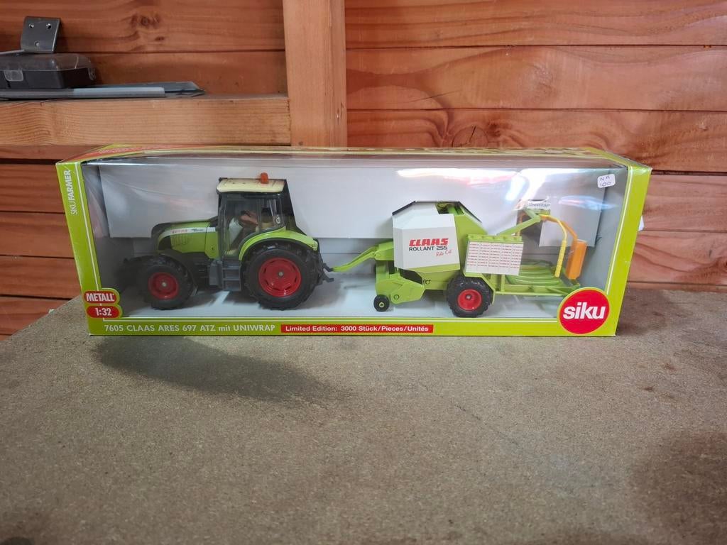 Siku 7605 limited edition zeldzaam, SIKU, Tractor of Landbouw, Ophalen of Verzenden