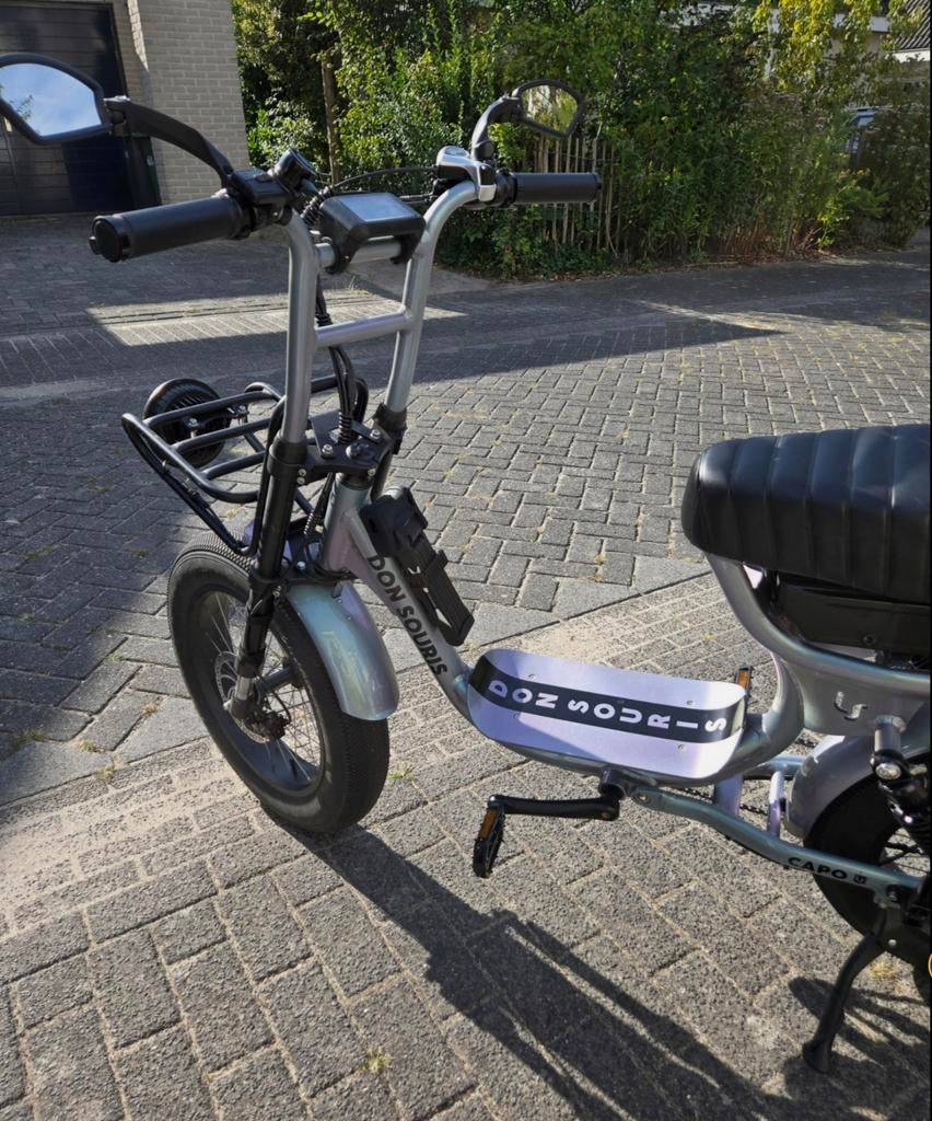 Don Souris Capo Custom Made - Violetta fatbike, Zo goed als nieuw, 59 cm of meer, 50 km per accu of meer, Ophalen