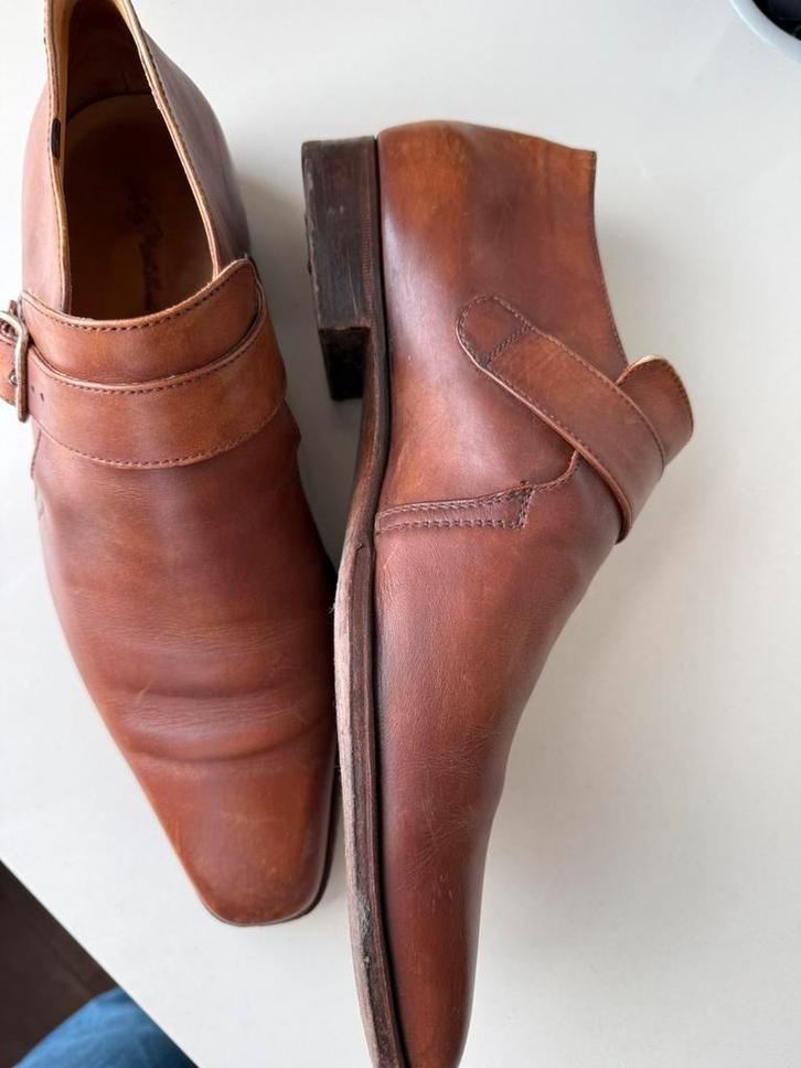 Sutor Mantelassi per Oger, monkstrak schoenen. Topstaat, Kleding | Heren, Schoenen, Gedragen, Gespschoenen, Bruin, Ophalen of Verzenden