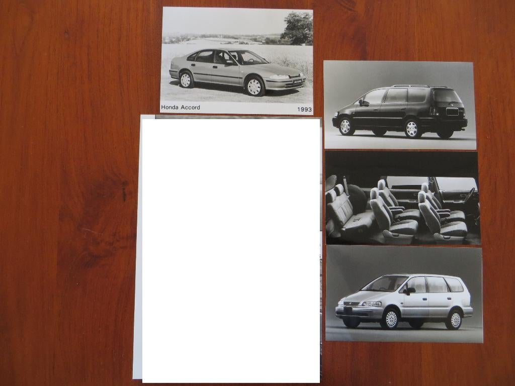 Honda persfoto’s (varia): Prelude, Shuttle, Accord, Ophalen of Verzenden, Nieuw, Honda