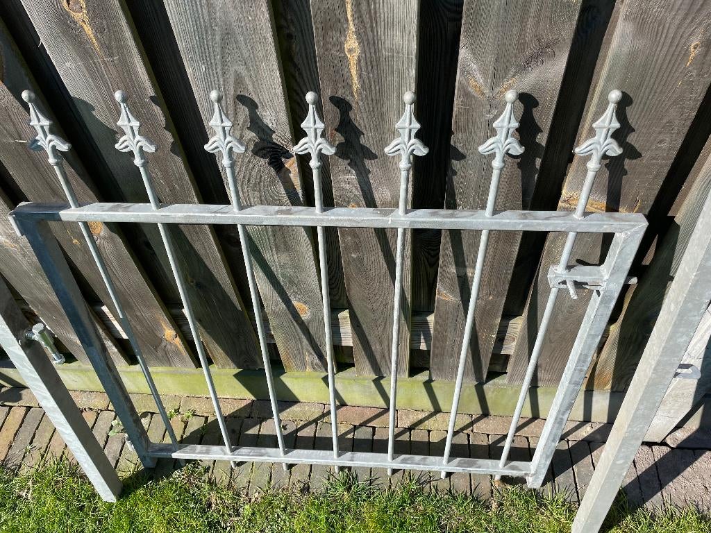 looppoort verzinkt, Tuin en Terras, Tuinpoorten, Ophalen, 100 tot 150 cm, Zo goed als nieuw, Draaipoort