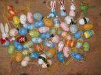 Vintage en oude Paasdecoratie hout Diverse sets paashangers, Ophalen of Verzenden, Zo goed als nieuw