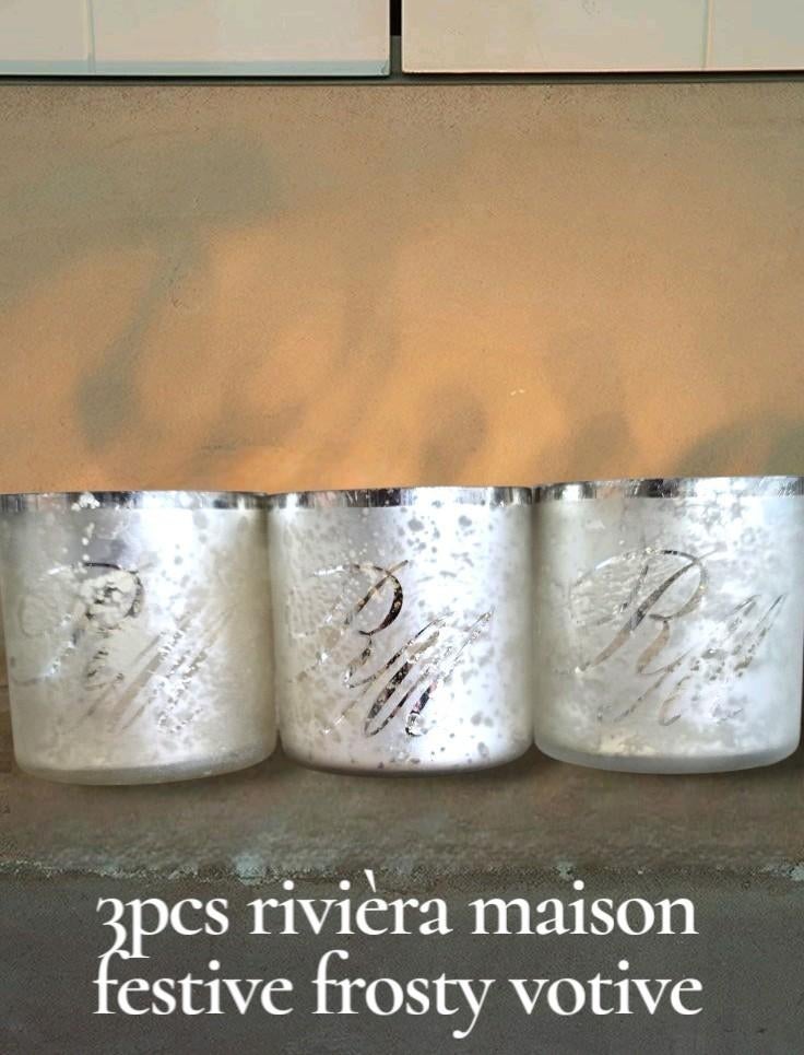 3 pcs ** RIVIÈRA MAISON ** RM VOTIVE, Ophalen of Verzenden
