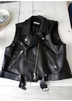 Biker gilet. Zwart met zilveren ritsjes. Maat XXXL, Only, Ophalen of Verzenden, Zo goed als nieuw