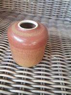 Vintage Mobach Keramiek Vaasje - Bruin met spikkel, Antiek en Kunst, Ophalen of Verzenden