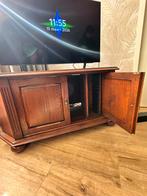 Massief houten TV Meubel met opbergruimte, Huis en Inrichting, Kasten | Televisiemeubels, Ophalen, Gebruikt, 100 tot 150 cm, Minder dan 100 cm
