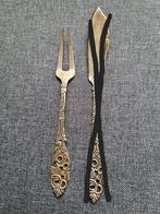 Gero oud bestek vorkje vleesvorkje vleeswarenvorkje zilver, Ophalen of Verzenden