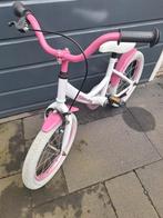 Meisjes fiets, Fietsen en Brommers, Fietsen | Meisjes, Ophalen, Zo goed als nieuw, 16 inch, Handrem