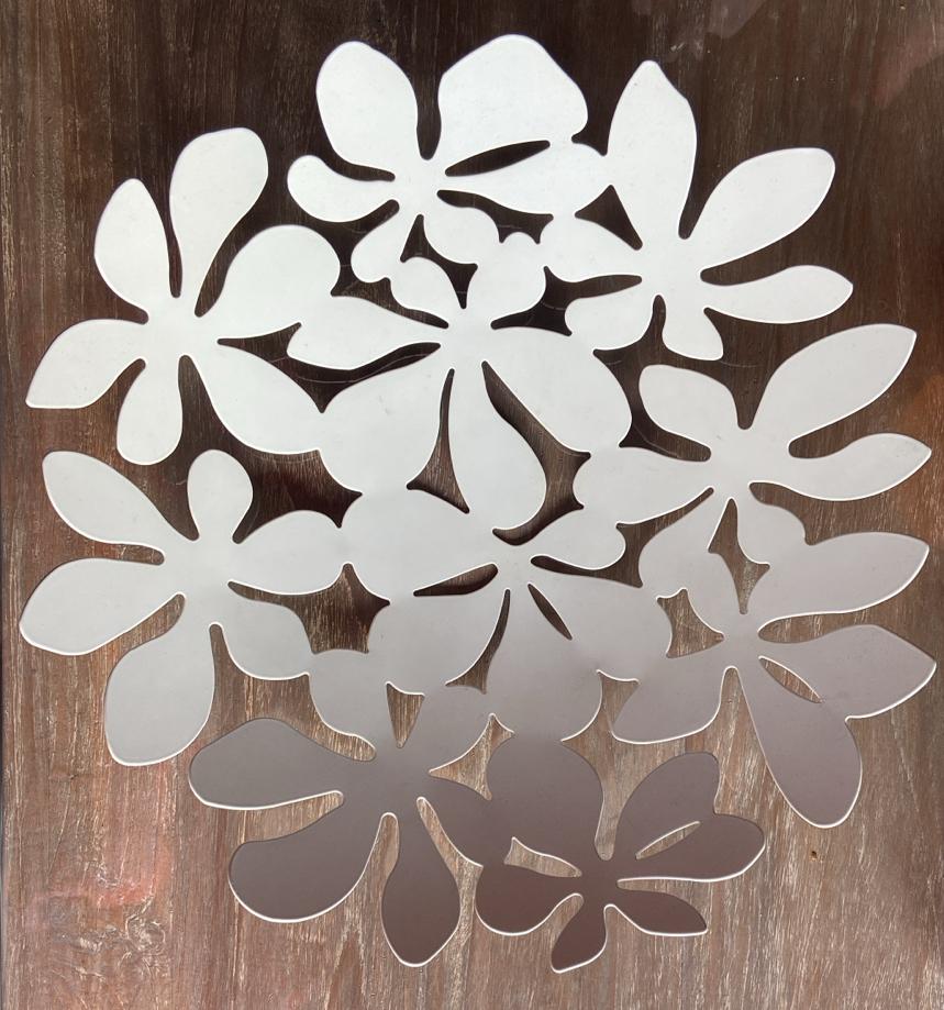 IKEA Fruitschaal bloemmotief, Huis en Inrichting, Woonaccessoires | Schalen en Manden, Overige materialen, Gebruikt, Schaal, Ophalen of Verzenden