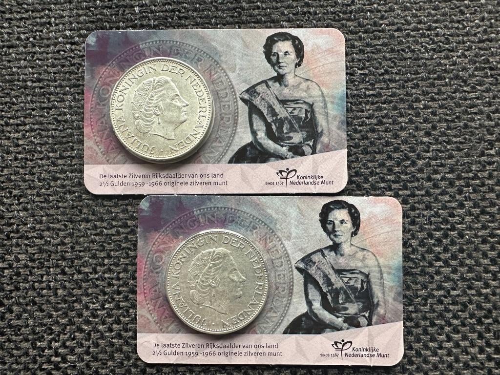 Rijksdaalders, Postzegels en Munten, Munten | Nederland, Koningin Juliana, Setje, Zilver, Ophalen of Verzenden